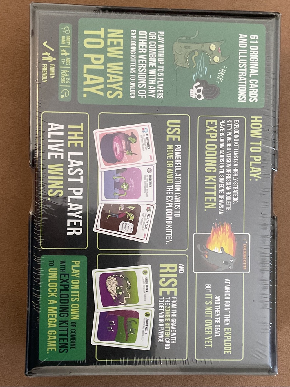 Zombie Kittens Card Game by Exploding Kittens - Picture 2 of 4